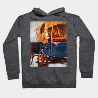 Blue Covered Wagon Hoodie